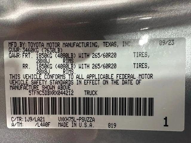 2024 Toyota Tundra Platinum 4WD