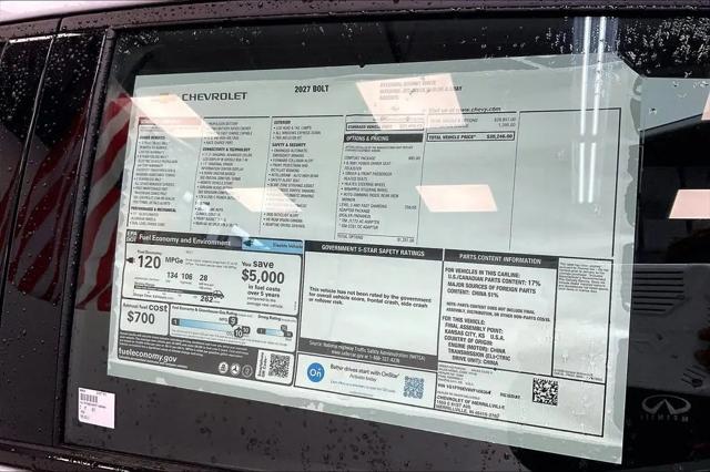2027 Chevrolet Bolt LT FWD