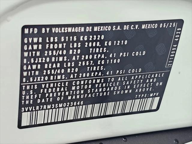 2025 Volkswagen Tiguan 2.0T SEL R-Line