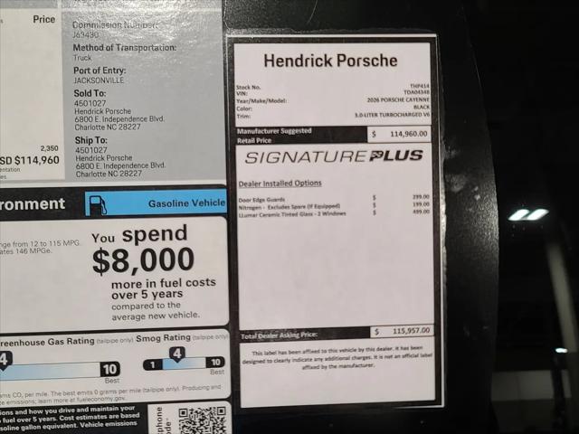 2026 Porsche Cayenne Cayenne