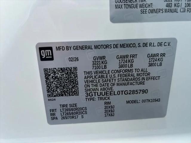 2026 GMC Sierra 1500 Crew Cab, Short Bed, AT4, 4WD