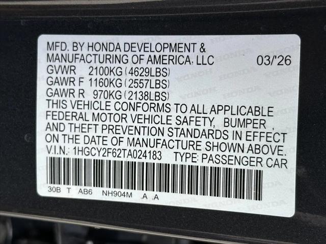 2026 Honda Accord Sedan EX-L