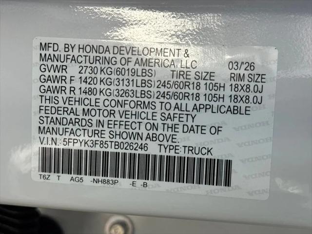 2026 Honda Ridgeline Black Edition