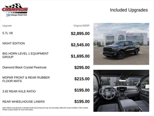 2026 Ram 1500 Big Horn Crew Cab 4x4 5'7" Box