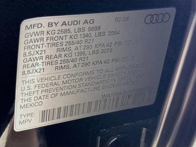 2026 Audi SQ5 Premium Plus TFSI quattro S tronic