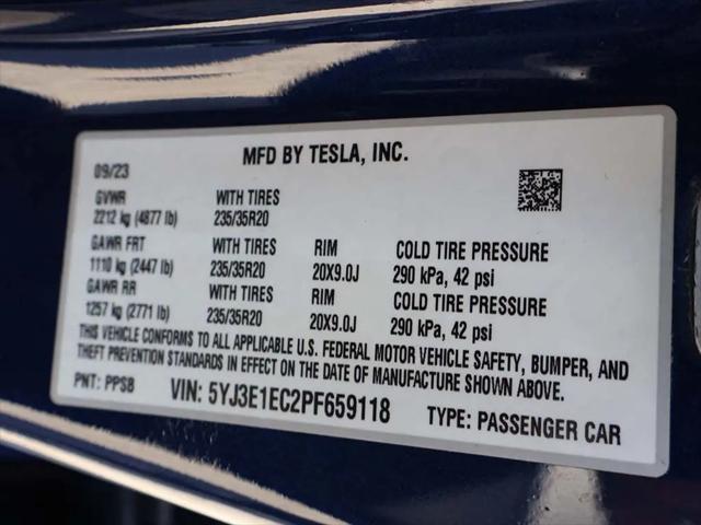 2023 Tesla Model 3 Performance Dual Motor All-Wheel Drive