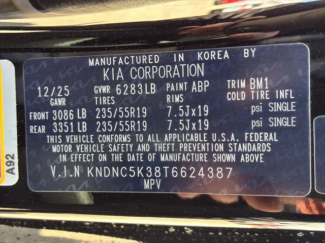 2026 Kia Carnival MPV EX