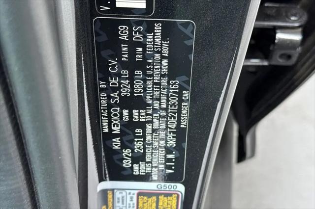 2026 Kia K4 LXS
