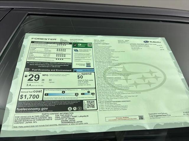 2026 Subaru Forester Base