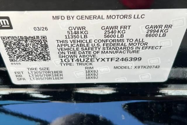 2026 GMC Sierra 2500HD Crew Cab, Standard Bed, AT4X, 4WD