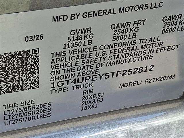 2026 GMC Sierra 2500HD Crew Cab, Standard Bed, AT4, 4WD