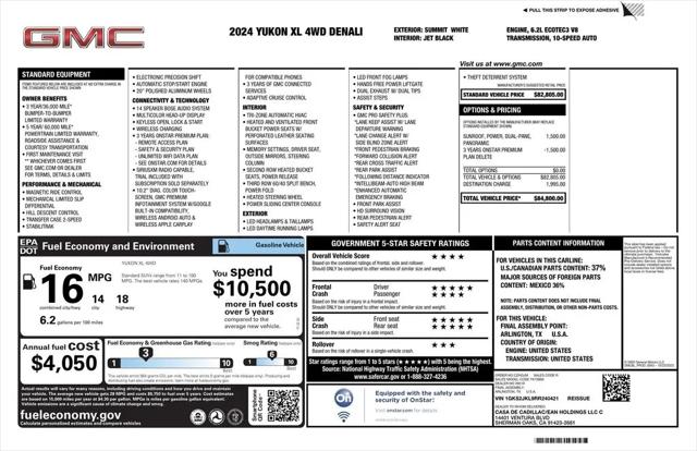 2024 GMC Yukon XL 4WD Denali