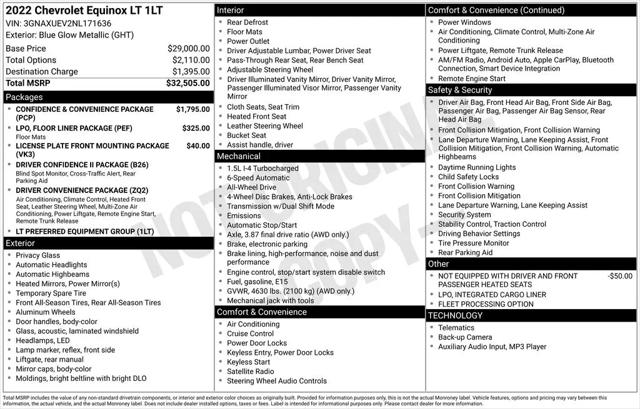 2022 Chevrolet Equinox AWD LT
