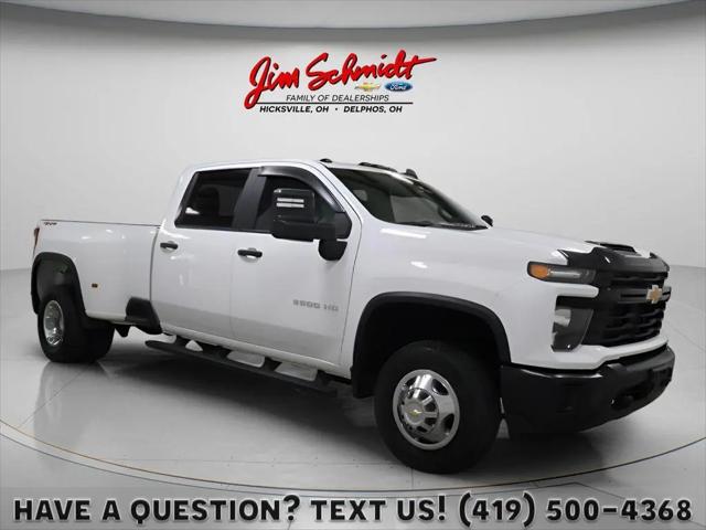 2025 Chevrolet Silverado 3500HD Crew Cab, Long Bed, WT Dual Rear Wheel, 4WD for sale in Hicksville, OH