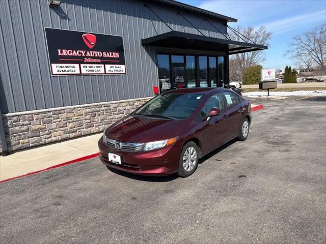2012 Honda Civic LX for sale in Jefferson, WI