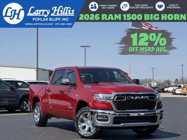 2026 Ram 1500 Big Horn Crew Cab 4x4 5'7" Box for sale in Poplar Bluff, MO