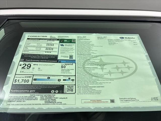 2026 Subaru Forester Base