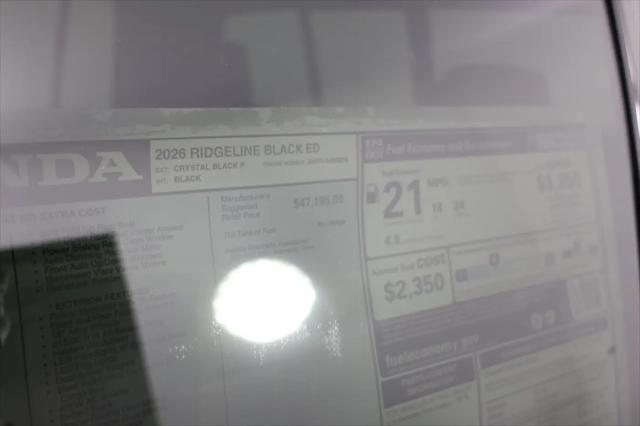 2026 Honda Ridgeline Black Edition