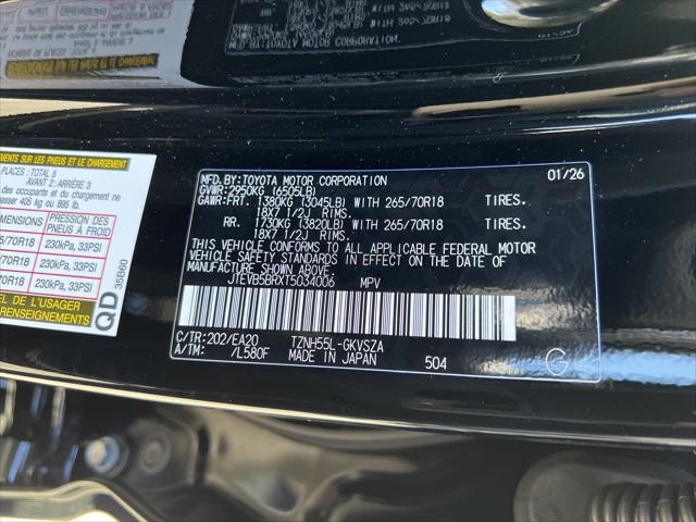 2026 Toyota 4Runner TRD Off Road Premium