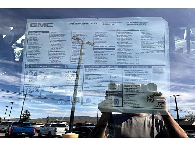 2026 GMC Sierra 1500 Crew Cab, Short Bed, Elevation, 4WD