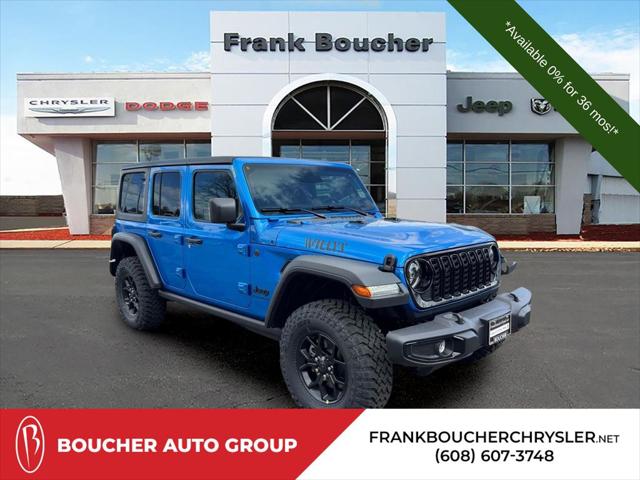 2026 Jeep Wrangler 4-Door Willys 4x4 for sale in Janesville, WI