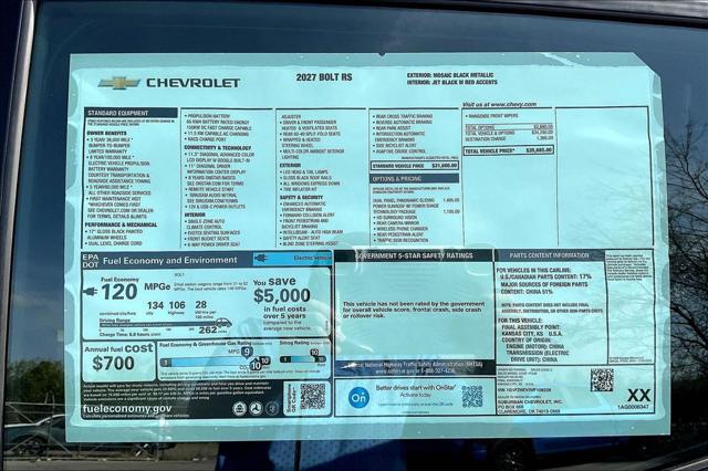 2027 Chevrolet Bolt RS