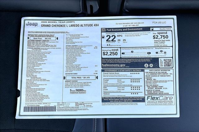 2026 Jeep Grand Cherokee L Altitude 4x4