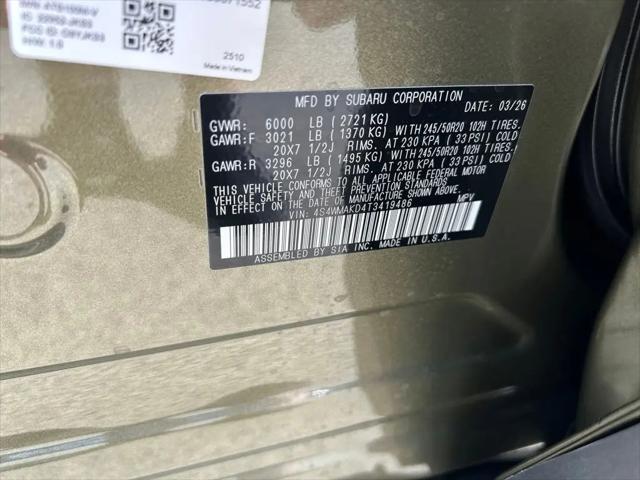 2026 Subaru Ascent Touring 7-Passenger