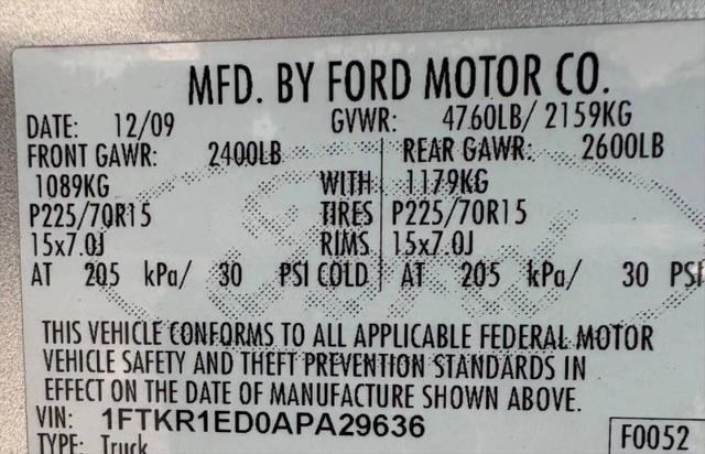 2010 Ford Ranger XLT