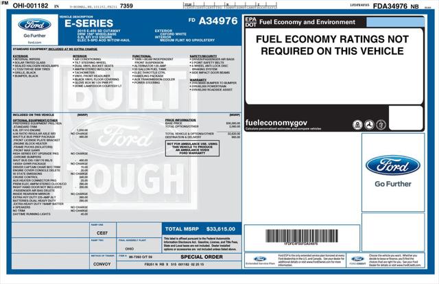 2015 Ford E-450 Cutaway Base