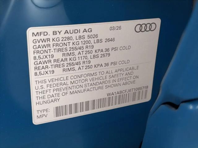 2026 Audi Q3 TFSI quattro S tronic