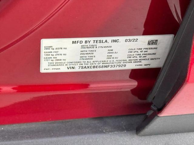 2022 Tesla Model X Plaid Tri Motor All-Wheel Drive
