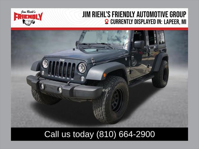 2017 Jeep Wrangler Unlimited Sport 4x4 for sale in Lapeer, MI