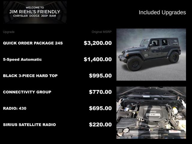 2017 Jeep Wrangler Unlimited Sport 4x4