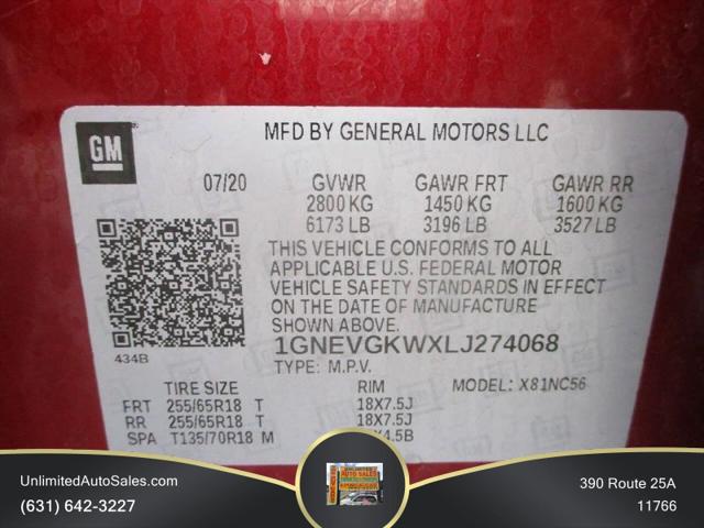 2020 Chevrolet Traverse AWD LT Cloth