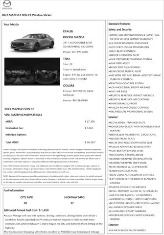 2023 Mazda Mazda3 2.5 S Carbon Edition