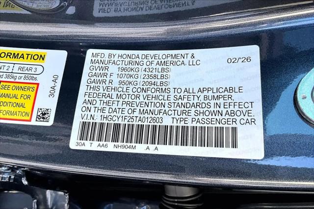 2026 Honda Accord Sedan LX