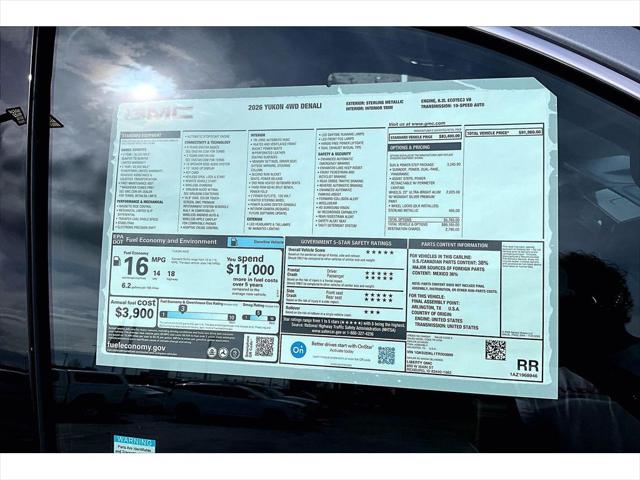 2026 GMC Yukon 4WD Denali