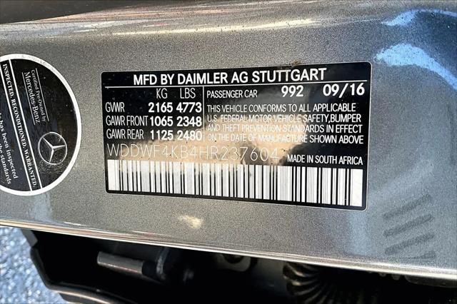 2017 Mercedes-Benz C-CLASS C 300 4MATIC