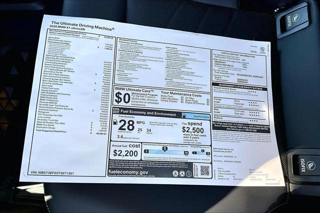 2026 BMW X1 xDrive28i