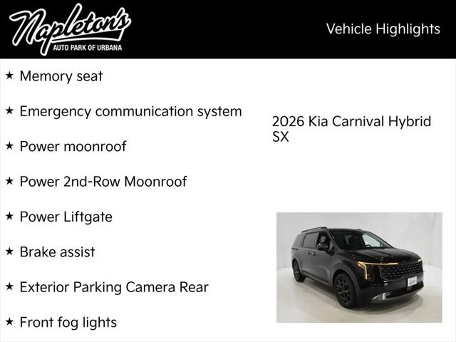 2026 Kia Carnival MPV SX