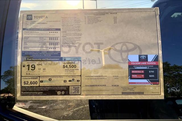 2026 Toyota Tundra Platinum CrewMax 5.5' Bed