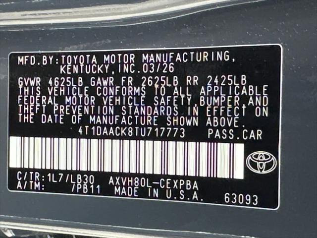 2026 Toyota Camry XSE