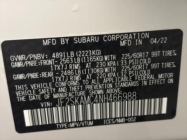 2022 Subaru Forester Wilderness