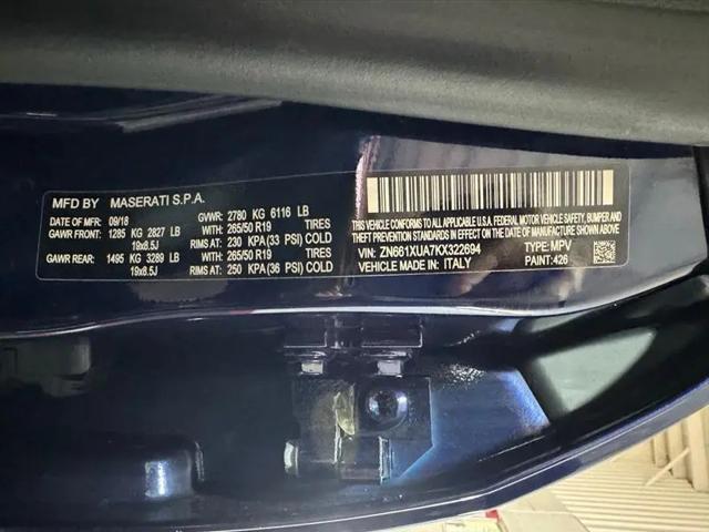 2019 Maserati Levante Standard