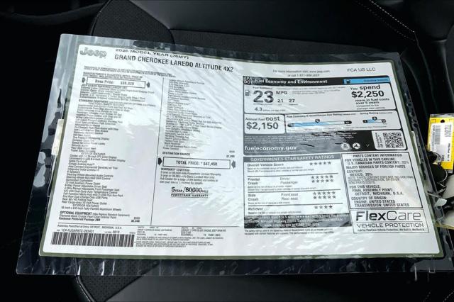 2026 Jeep Grand Cherokee Altitude 4x2