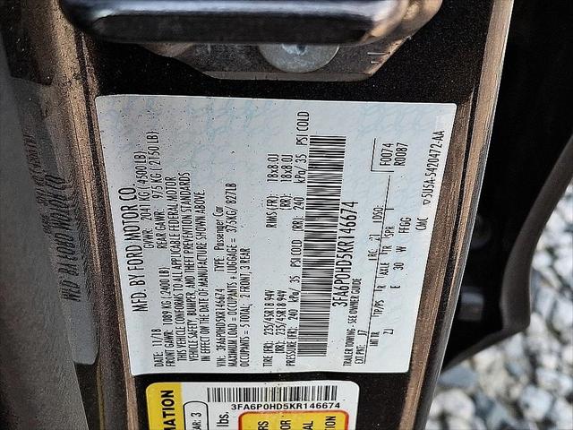 2019 Ford Fusion SE