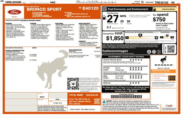 2026 Ford Bronco Sport Big Bend