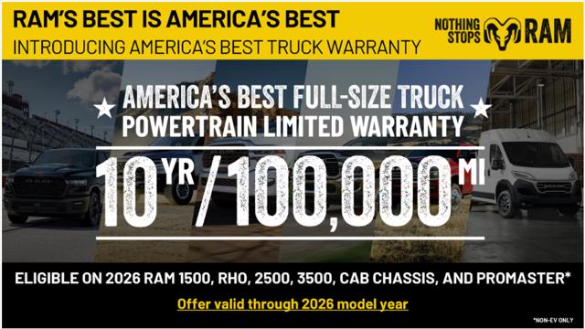 2026 RAM 3500 Chassis RAM 3500 TRADESMAN CHASSIS REGULAR CAB 4X4 60 CA