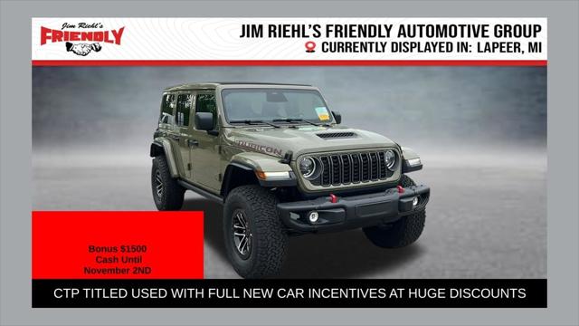 2026 Jeep Wrangler 4-Door Recon 4x4 for sale in Lapeer, MI